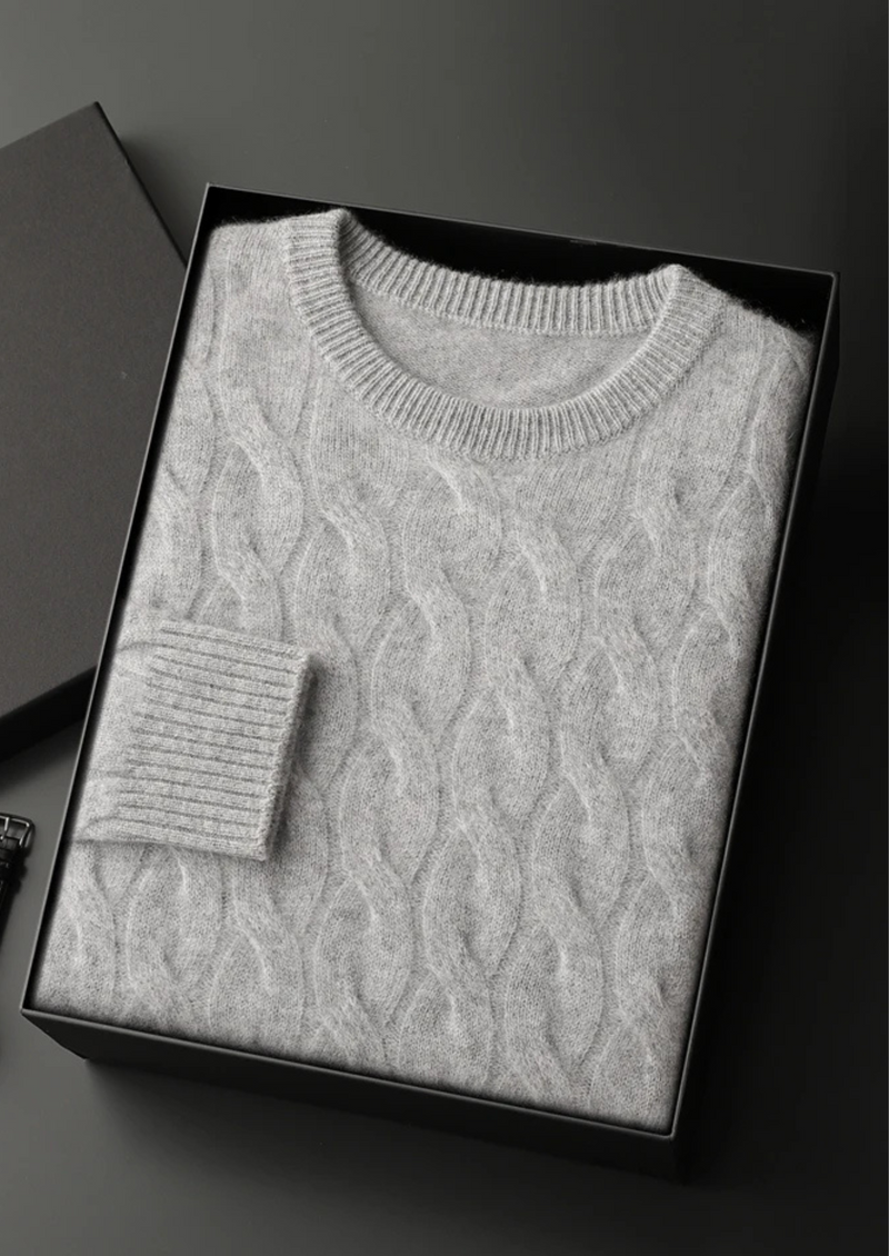 NOBA WOOL CABLE CREWNECK