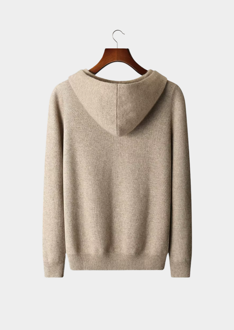 100% CASHMERE ESSENTIAL HOODIE