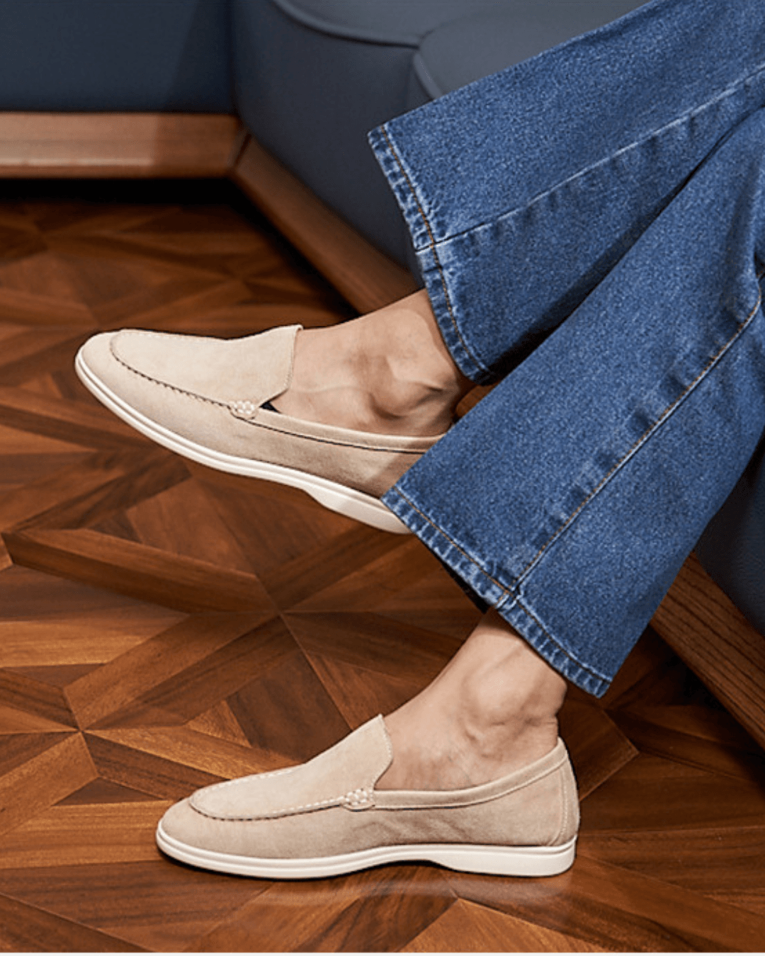 NOBA Suede Loafers
