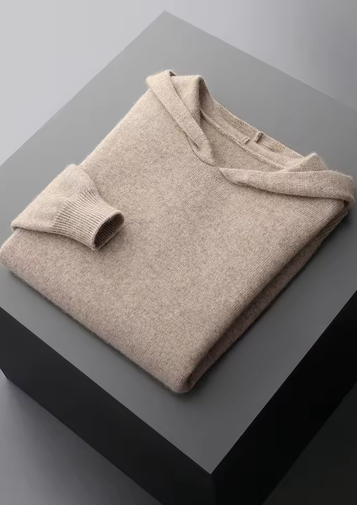 100% CASHMERE ESSENTIAL HOODIE