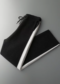 100% CASHMERE WIDE LEISURE TROUSERS