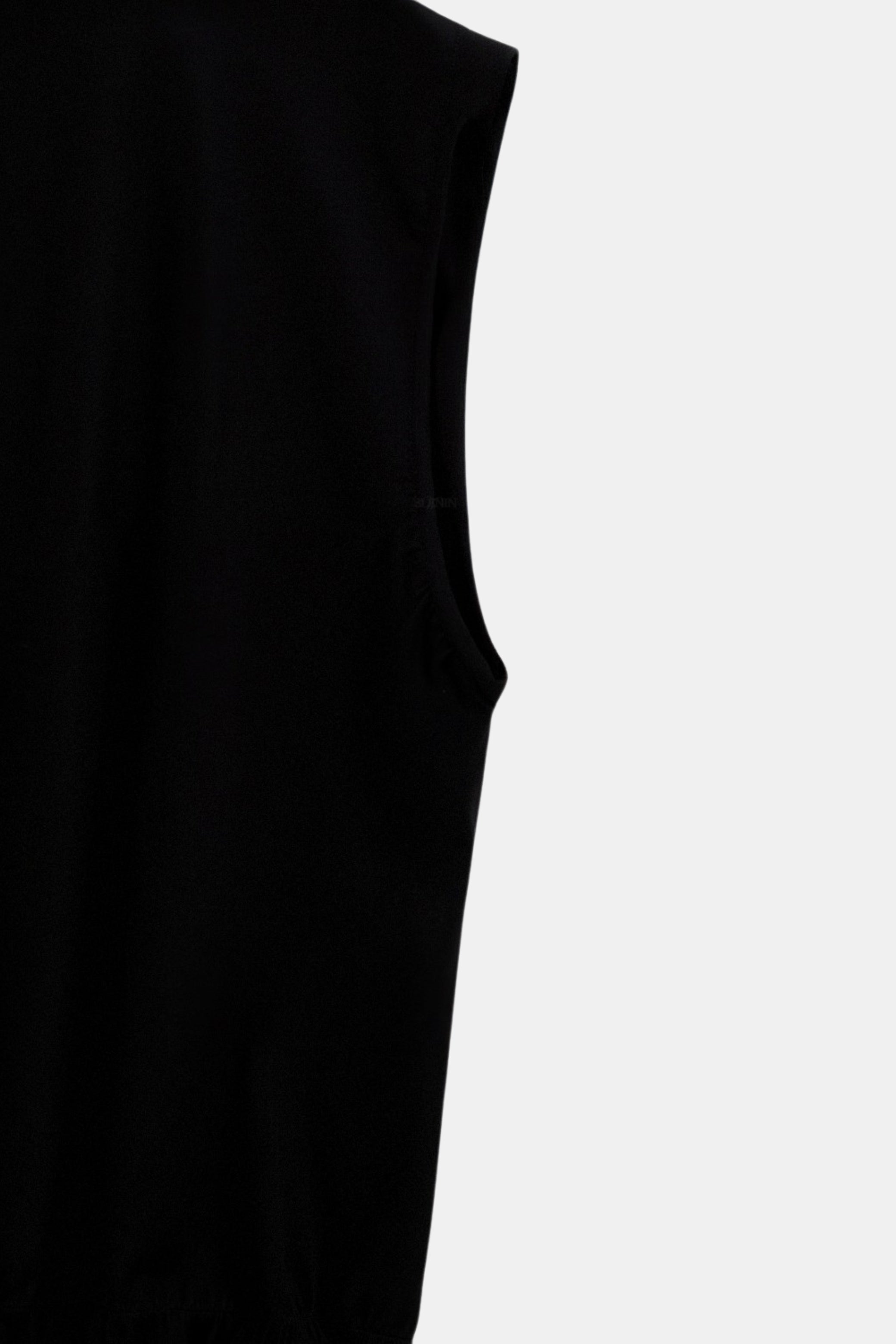 Contrast Trim Collared Polo Tank Top