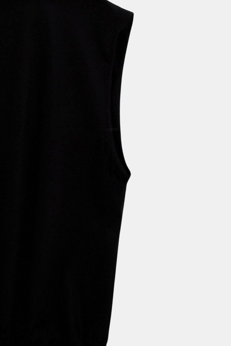Contrast Trim Collared Polo Tank Top