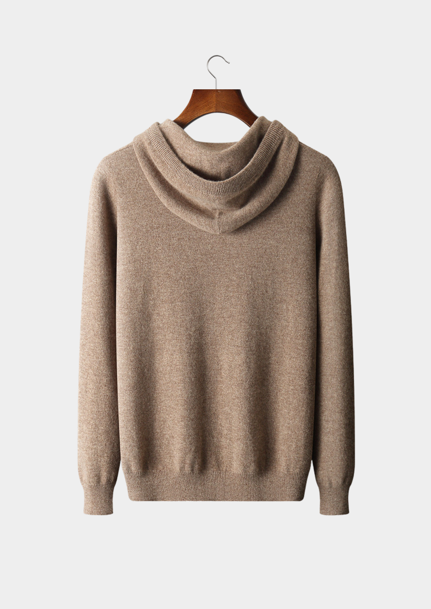 100% CASHMERE HOODED SWEATER