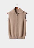 100% CASHMERE BODY WARMER VEST