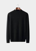 100% CASHMERE MOCKNECK SWEATER