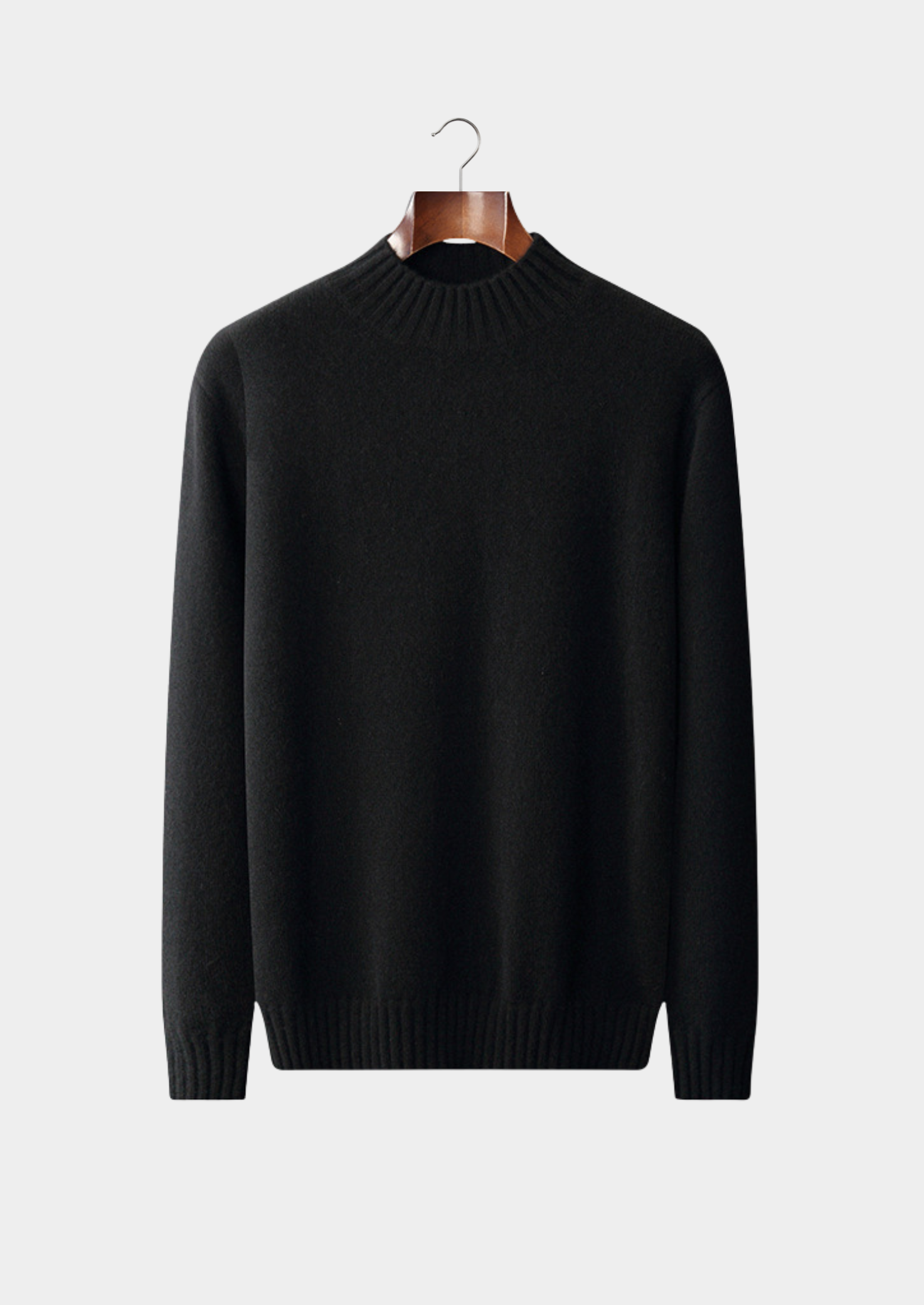 100% CASHMERE MOCKNECK SWEATER