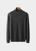 100% CASHMERE MOCKNECK SWEATER