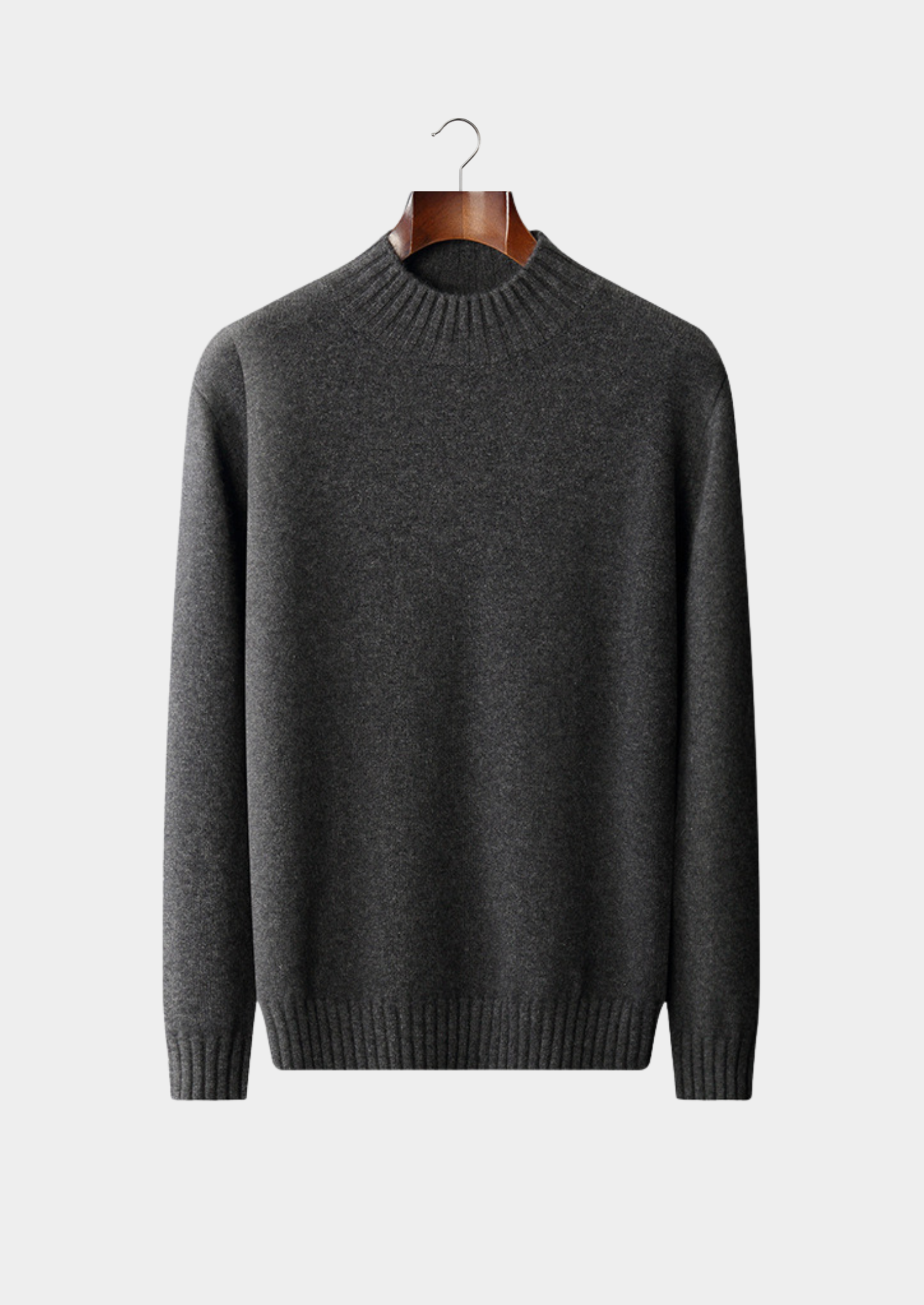 100% CASHMERE MOCKNECK SWEATER