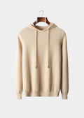 100% CASHMERE HOODED SWEATER