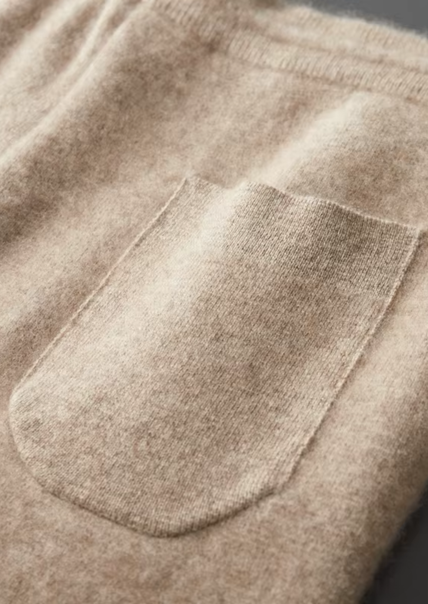 100% CASHMERE HOODED LEISURE SET