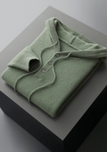 NOBA WOOL BUTTON HOODIE