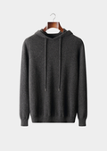 100% CASHMERE HOODED SWEATER