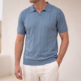 Portofino Cotton Polo Ocean lifestyle