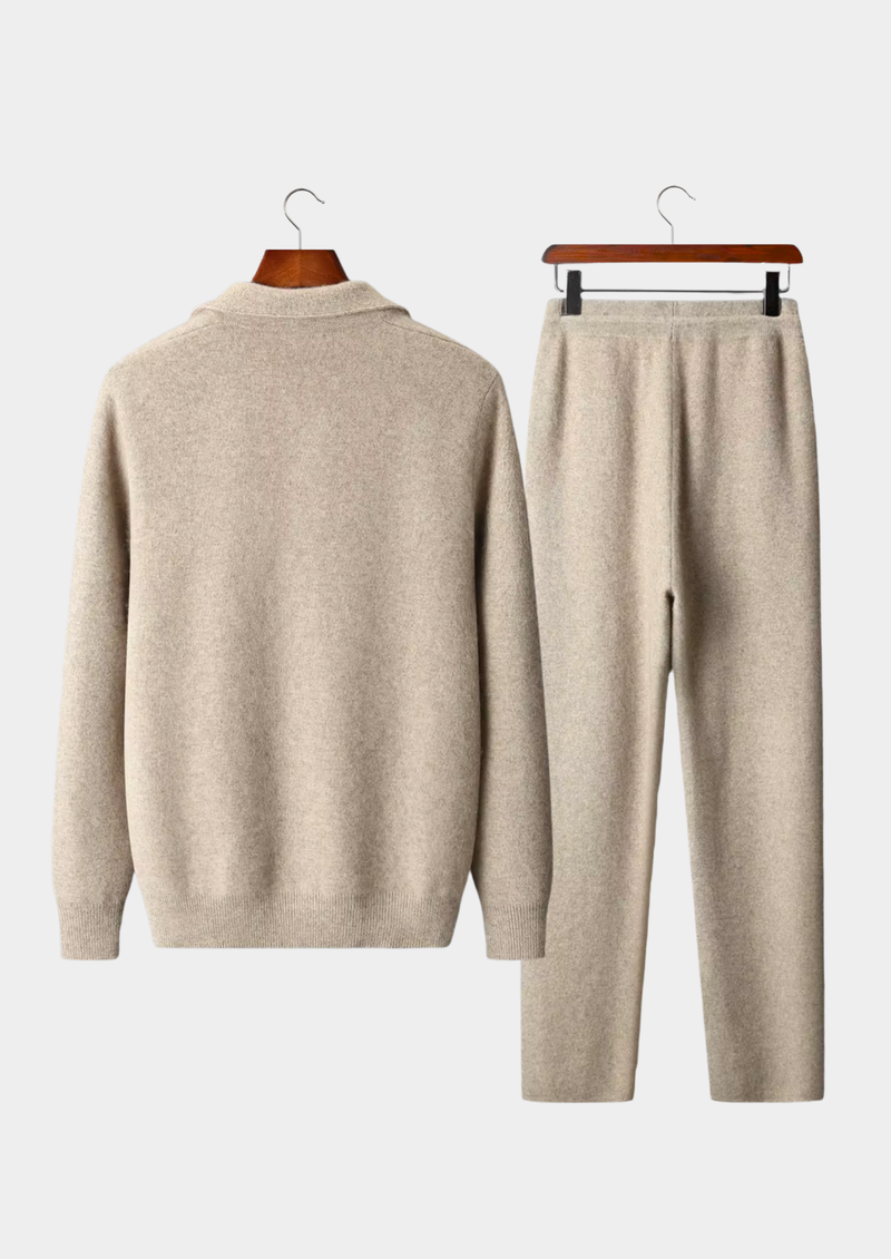 100% CASHMERE SHAWL LEISURE SET