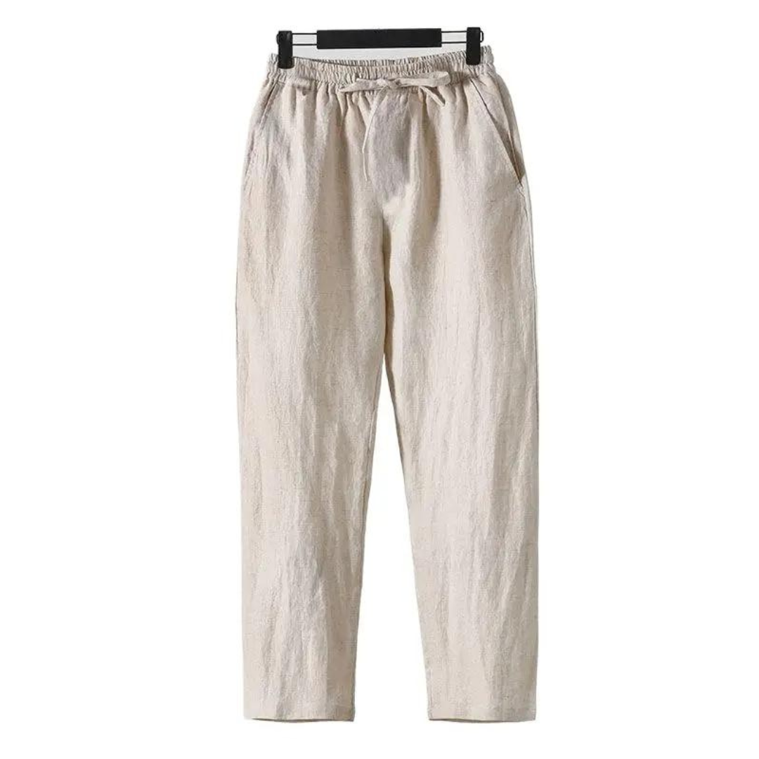 Fez - Linen Pantalon (straight fit)