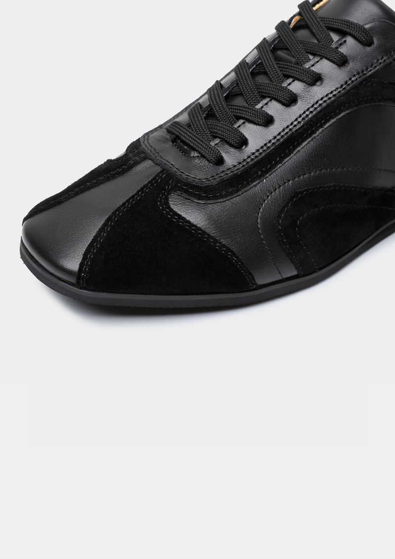Retro Hybrid Suede Leather Runner
