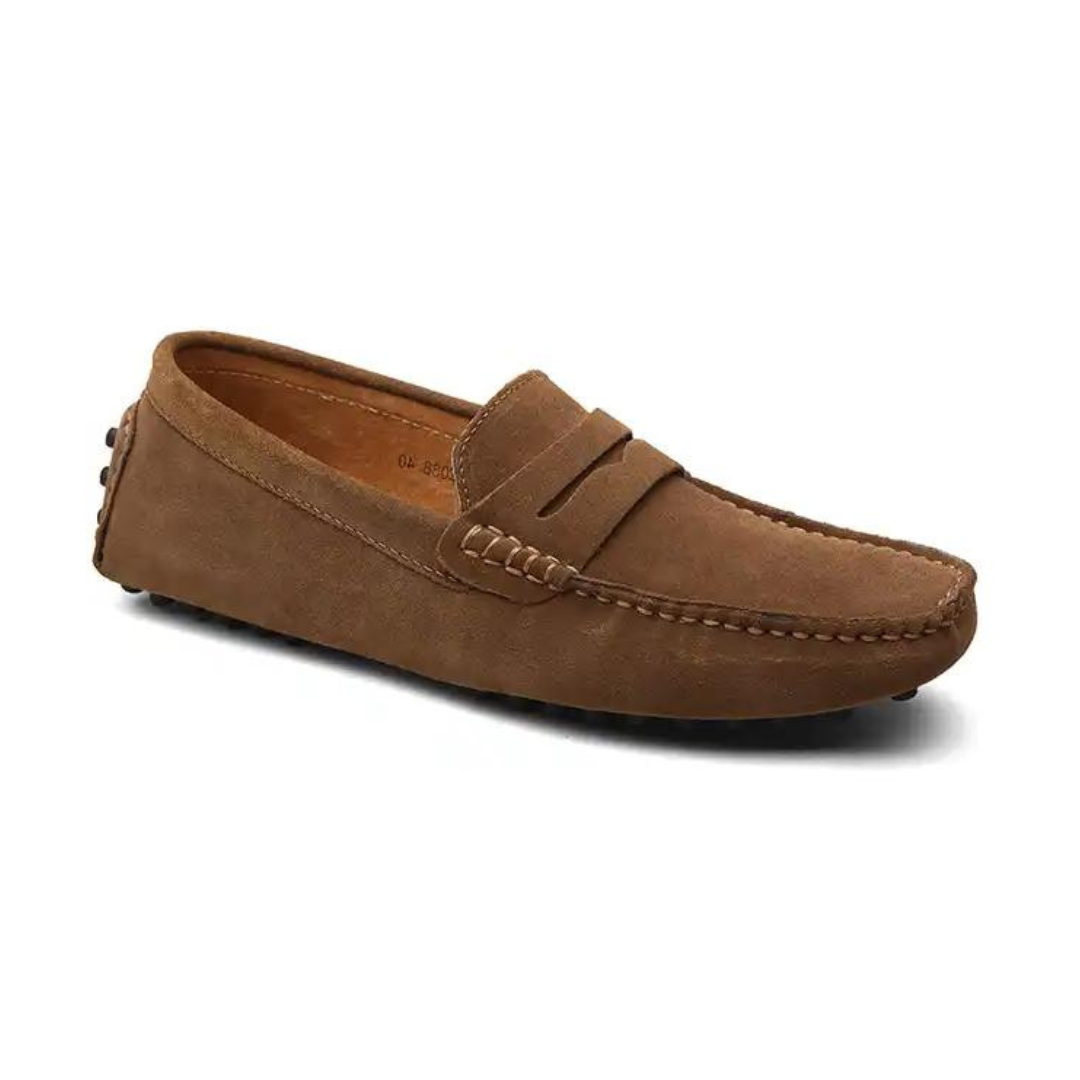 NOBA Suede Driver Loafers