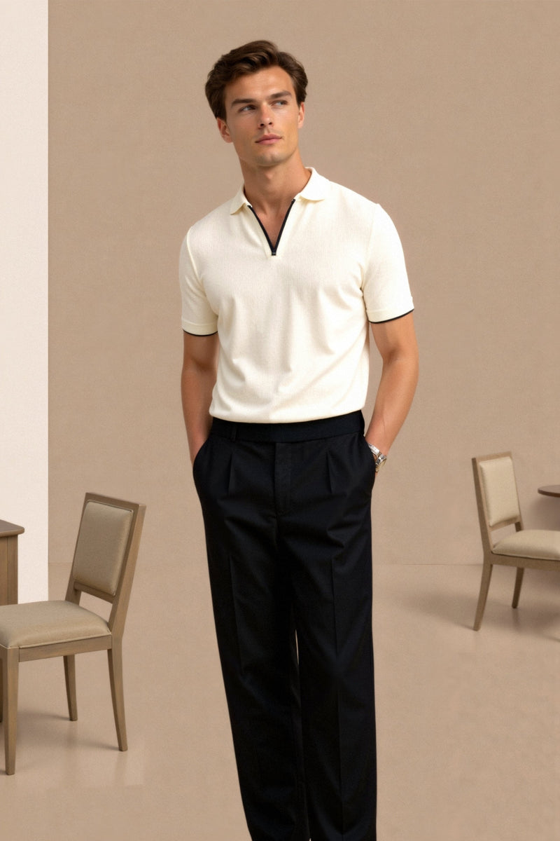 NOBA Contrast Slim Fitted Polo