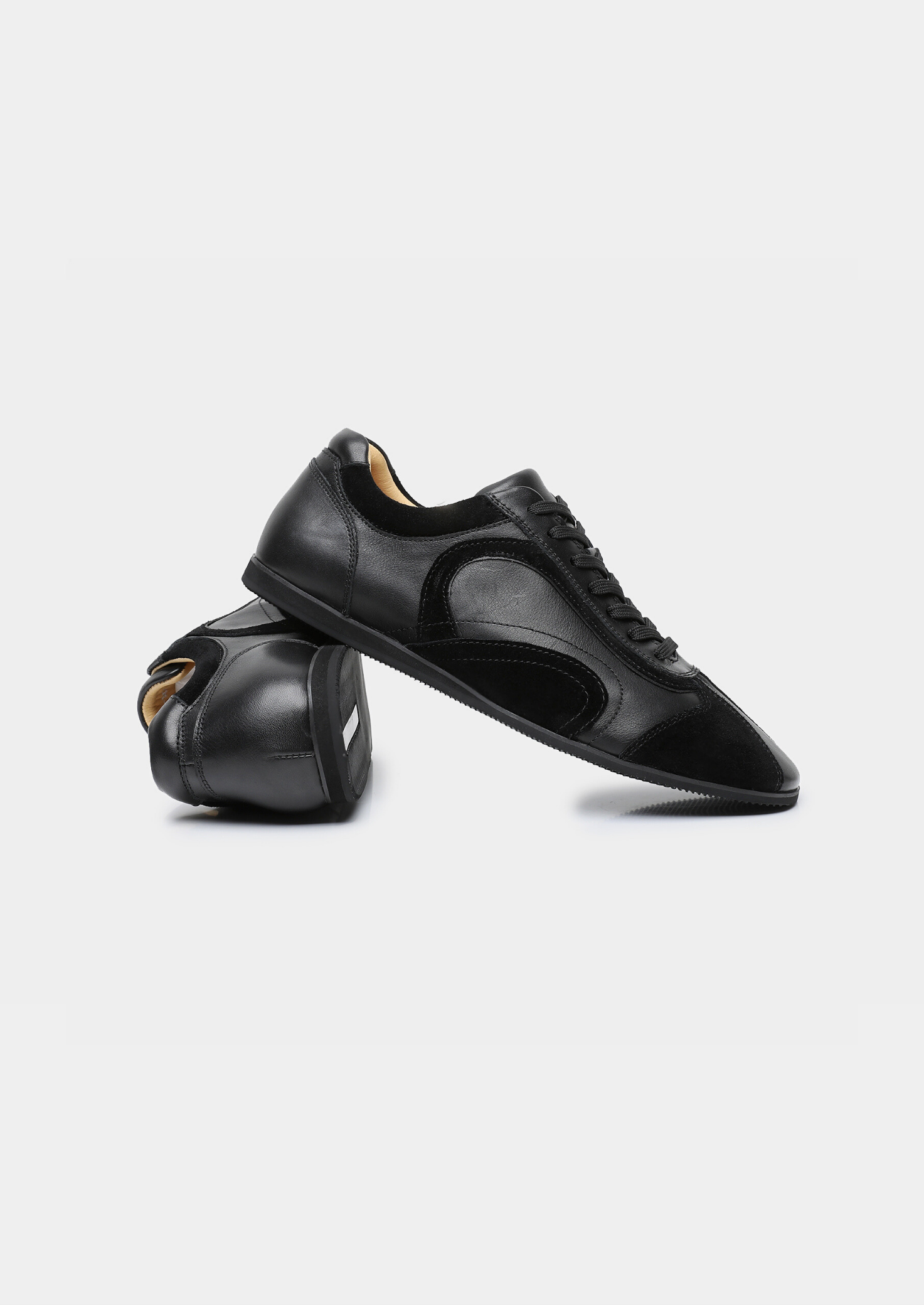 Retro Hybrid Suede Leather Runner
