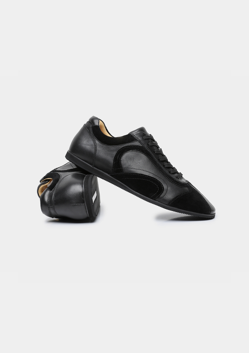 Retro Hybrid Suede Leather Runner