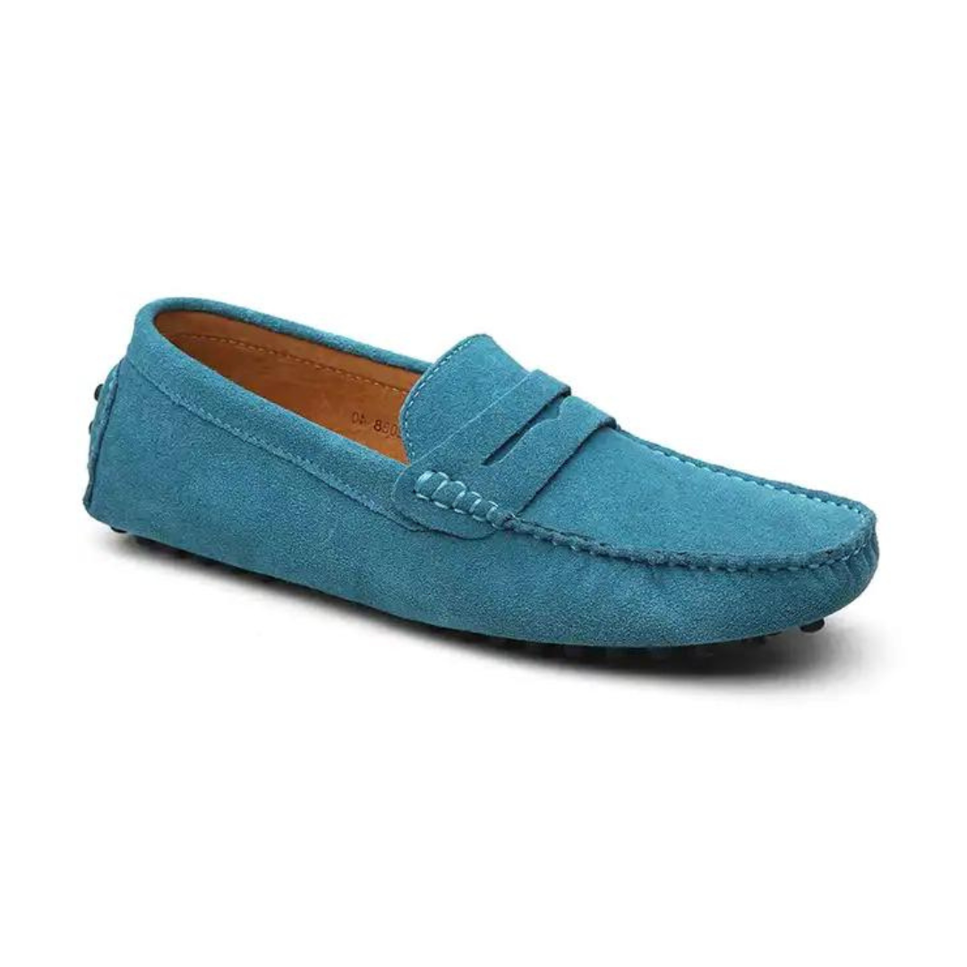 NOBA Suede Driver Loafers