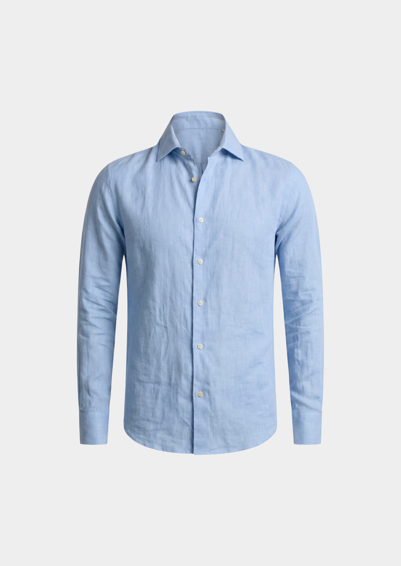 N°12 · Powder Blue & Espresso