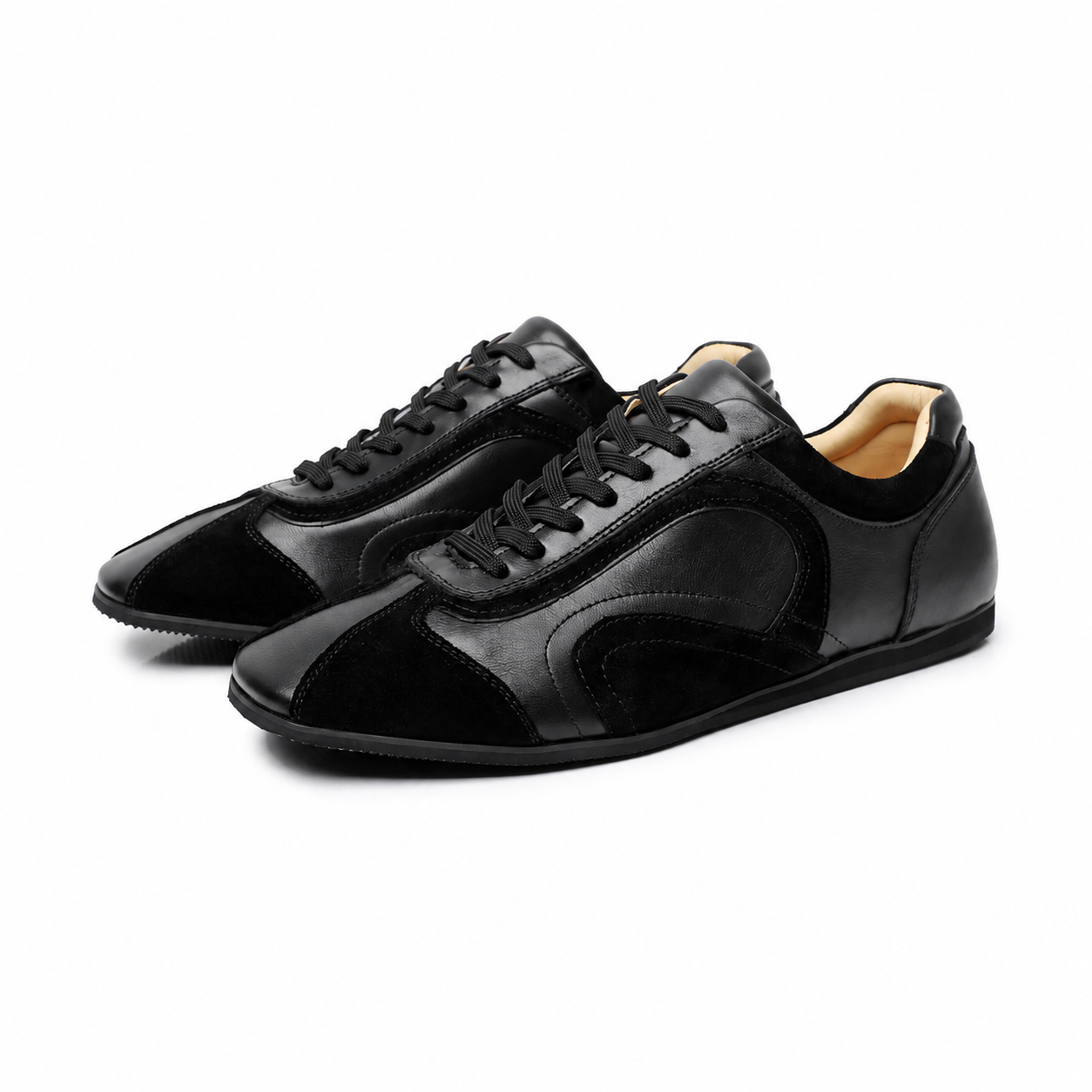 Retro Hybrid Suede Leather Runner