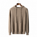 100% CASHMERE HOODED SWEATER