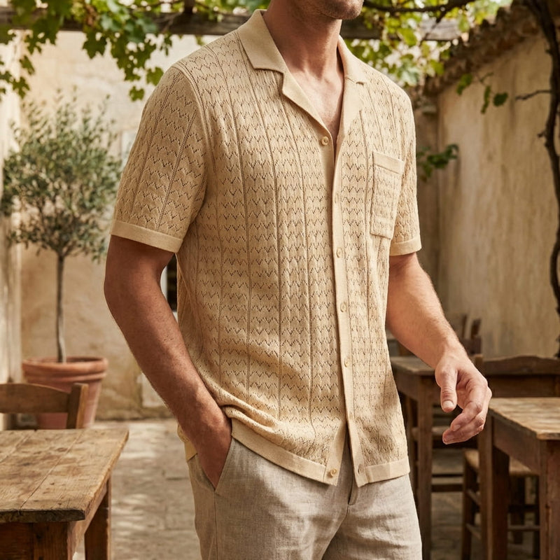Bali - Knitted Button Shirt