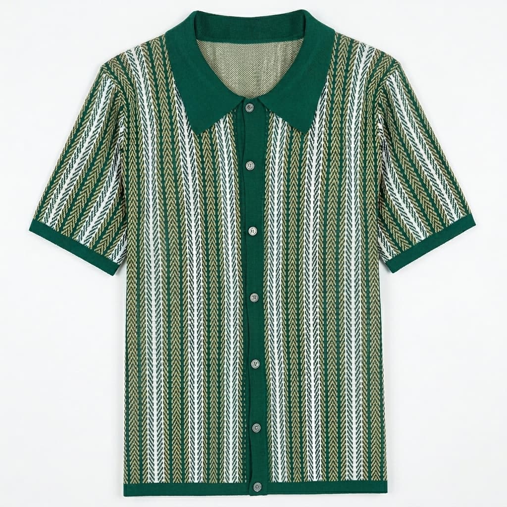 Monte Carlo - Knitted Button Shirt
