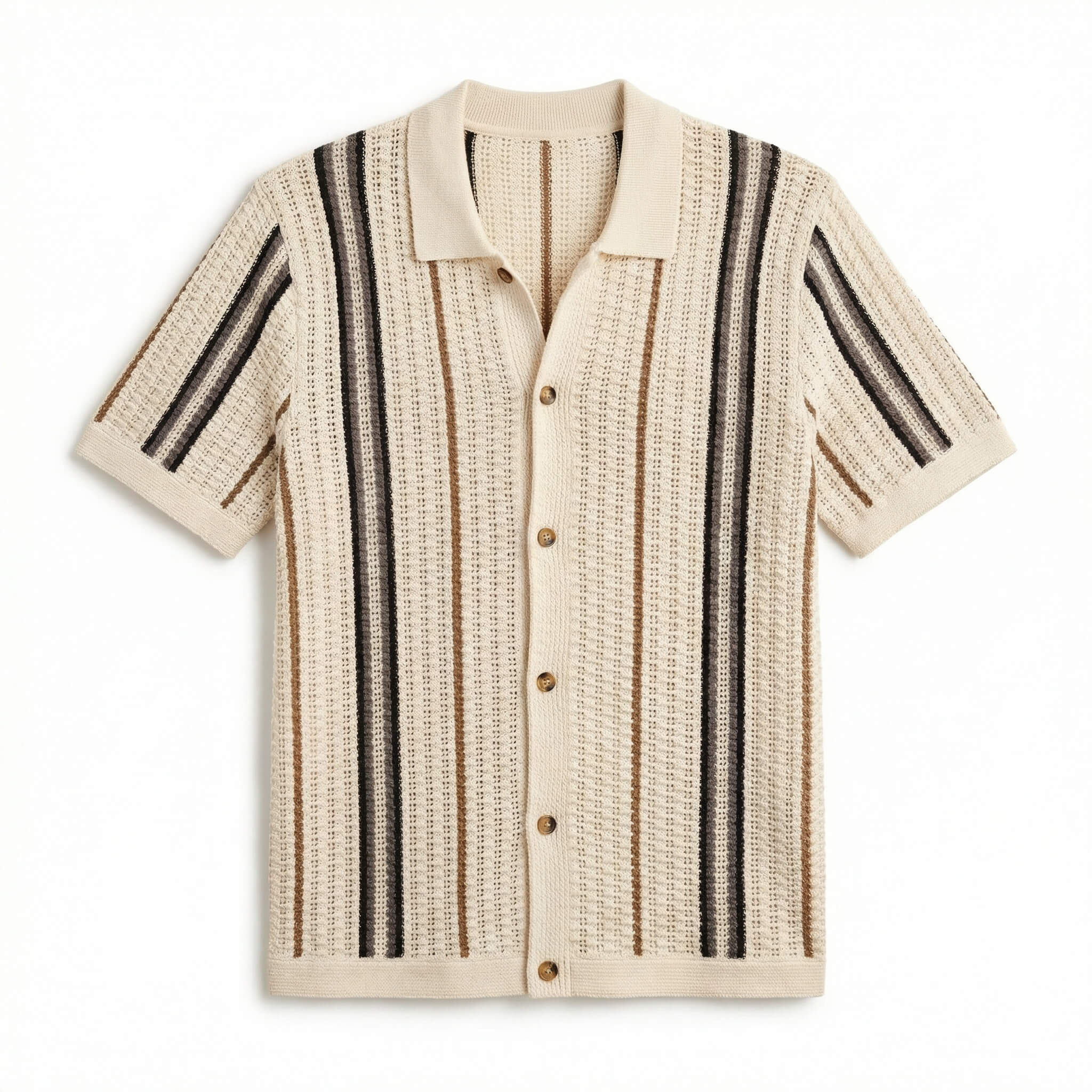 Riviera - Knitted Button Shirt