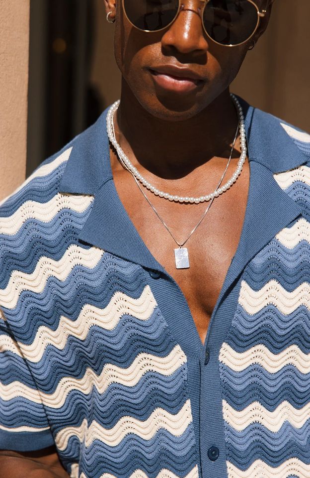 Mykonos - Knitted Button Shirt