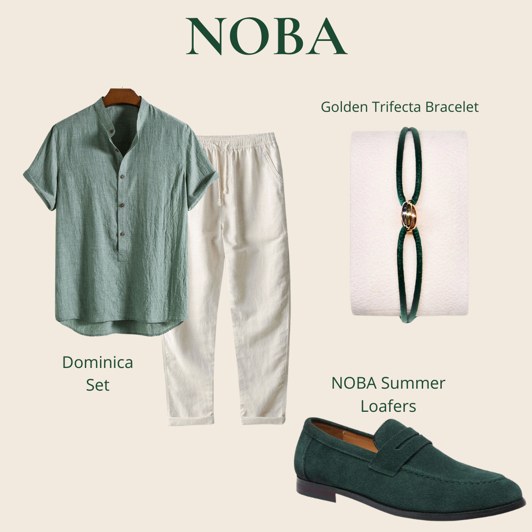 NOBA 4 piece set- Green