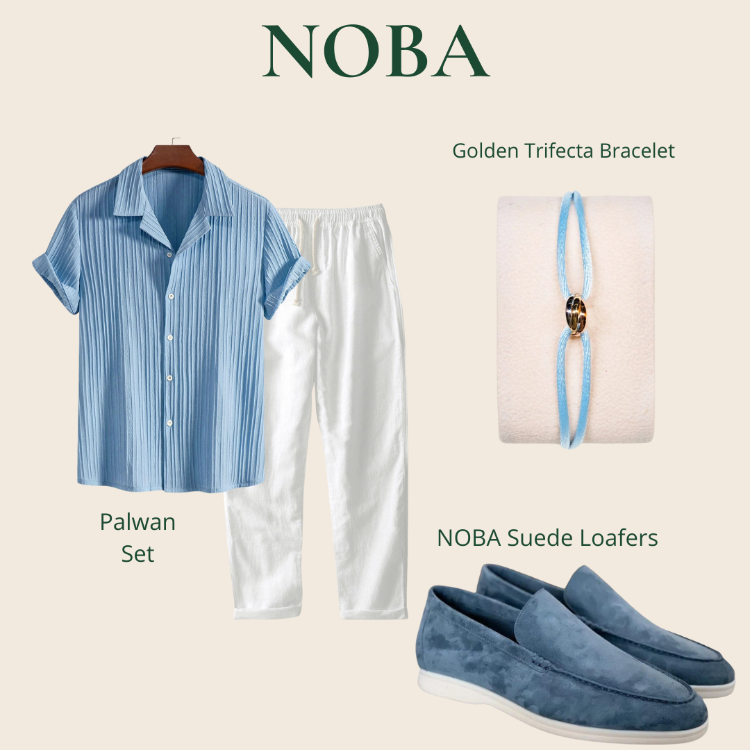 NOBA 4 piece set- Light Blue
