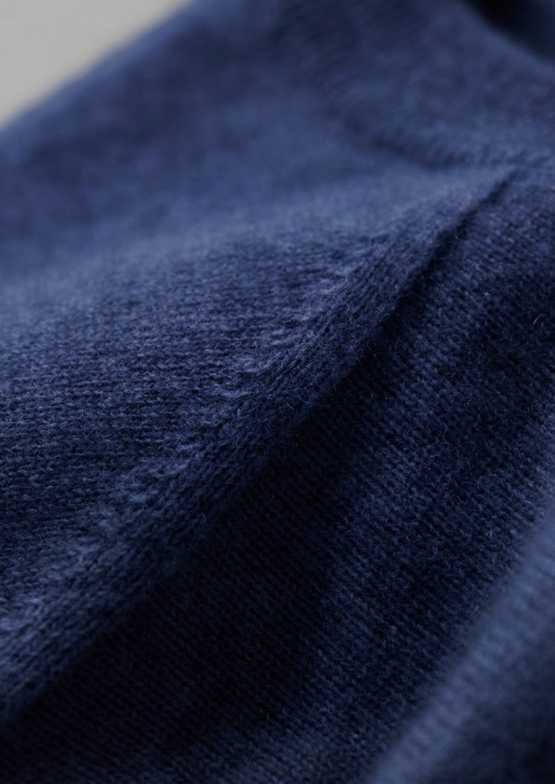 100% CASHMERE CLASSIC CREWNECK T-SHIRT