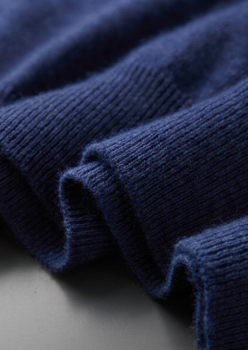 100% CASHMERE CLASSIC CREWNECK T-SHIRT