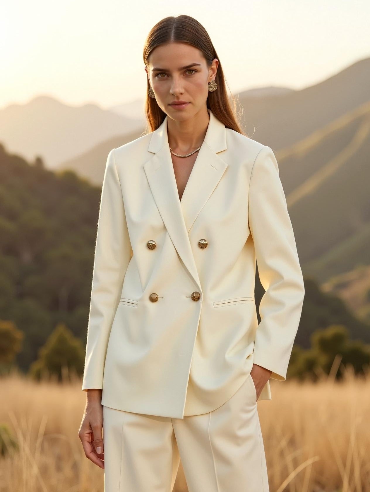 Double Breasted Elegant Blazer