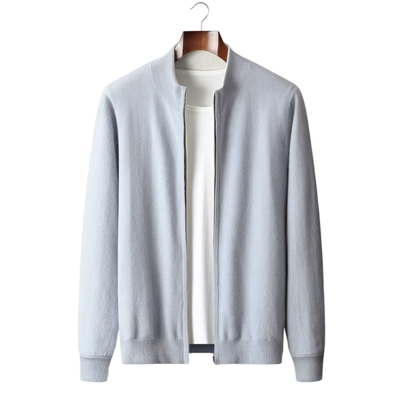 NOBA WOOL ZIP CARDIGAN