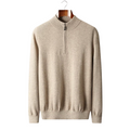 NOBA WOOL HALF ZIP SWEATER