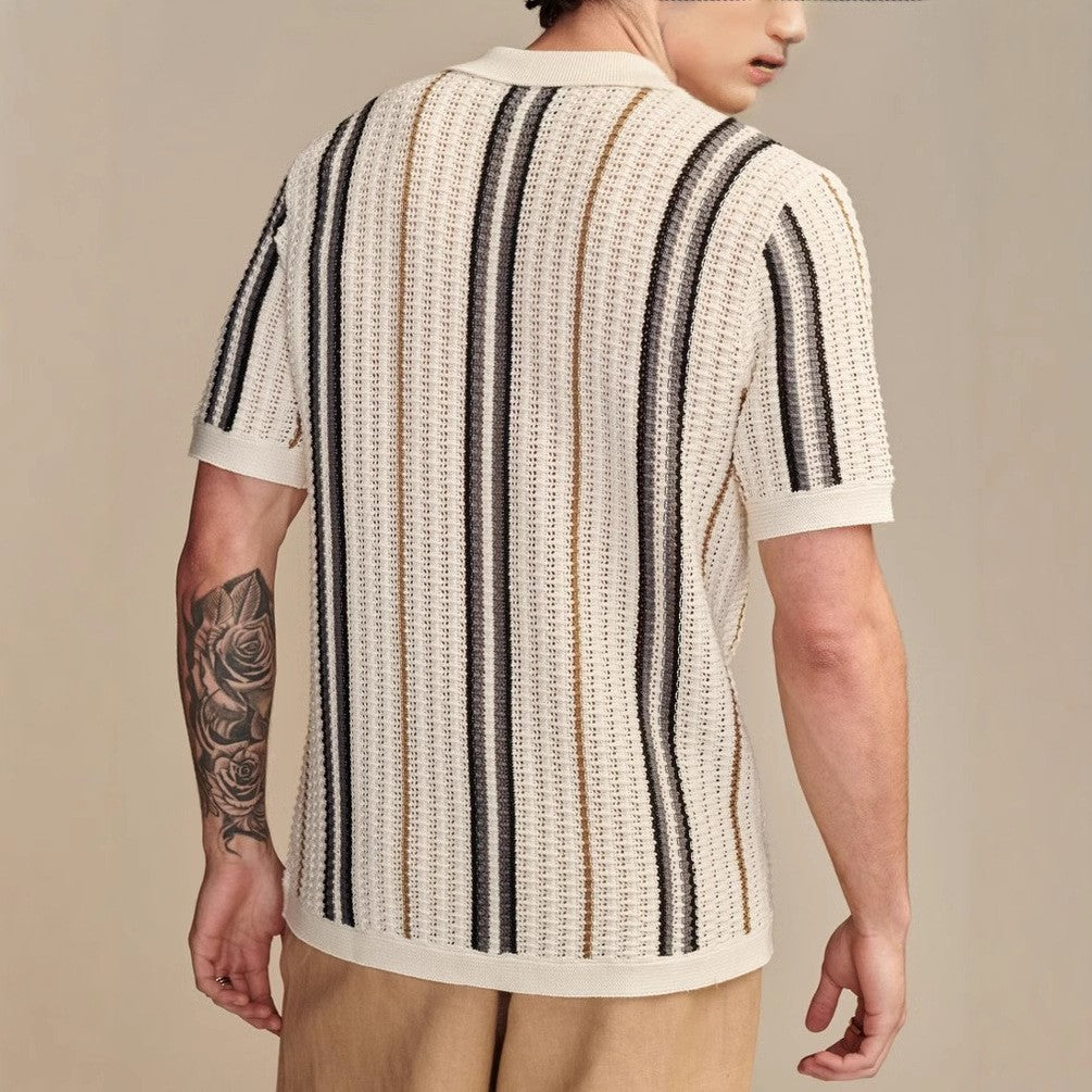 Riviera - Knitted Button Shirt