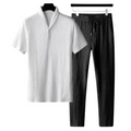 Cotton Polo & Pantalon Set