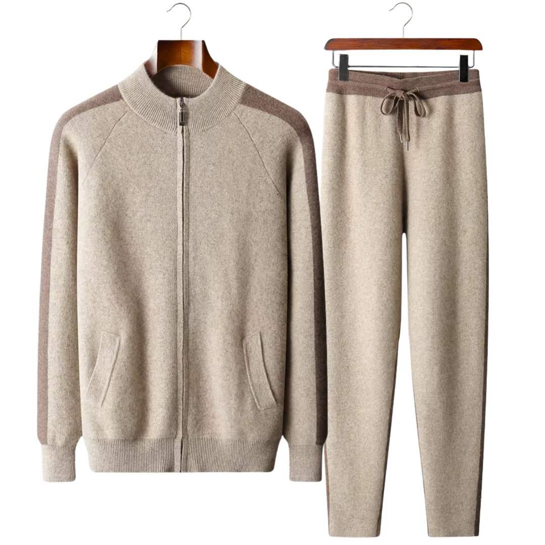 100% CASHMERE LEISURE TRACKSUIT