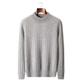 NOBA WOOL TEXTURED MOCKNECK