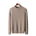 100% CASHMERE HEAVYWEIGHT CREWNECK