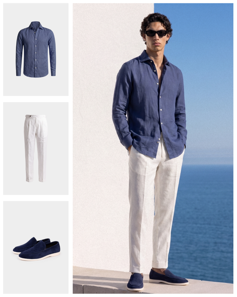 N°11 · Navy & Ivory