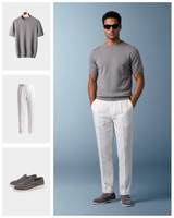 N°05 · Ash Grey & Ivory