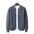 100% CASHMERE BUTTON OVERSHIRT