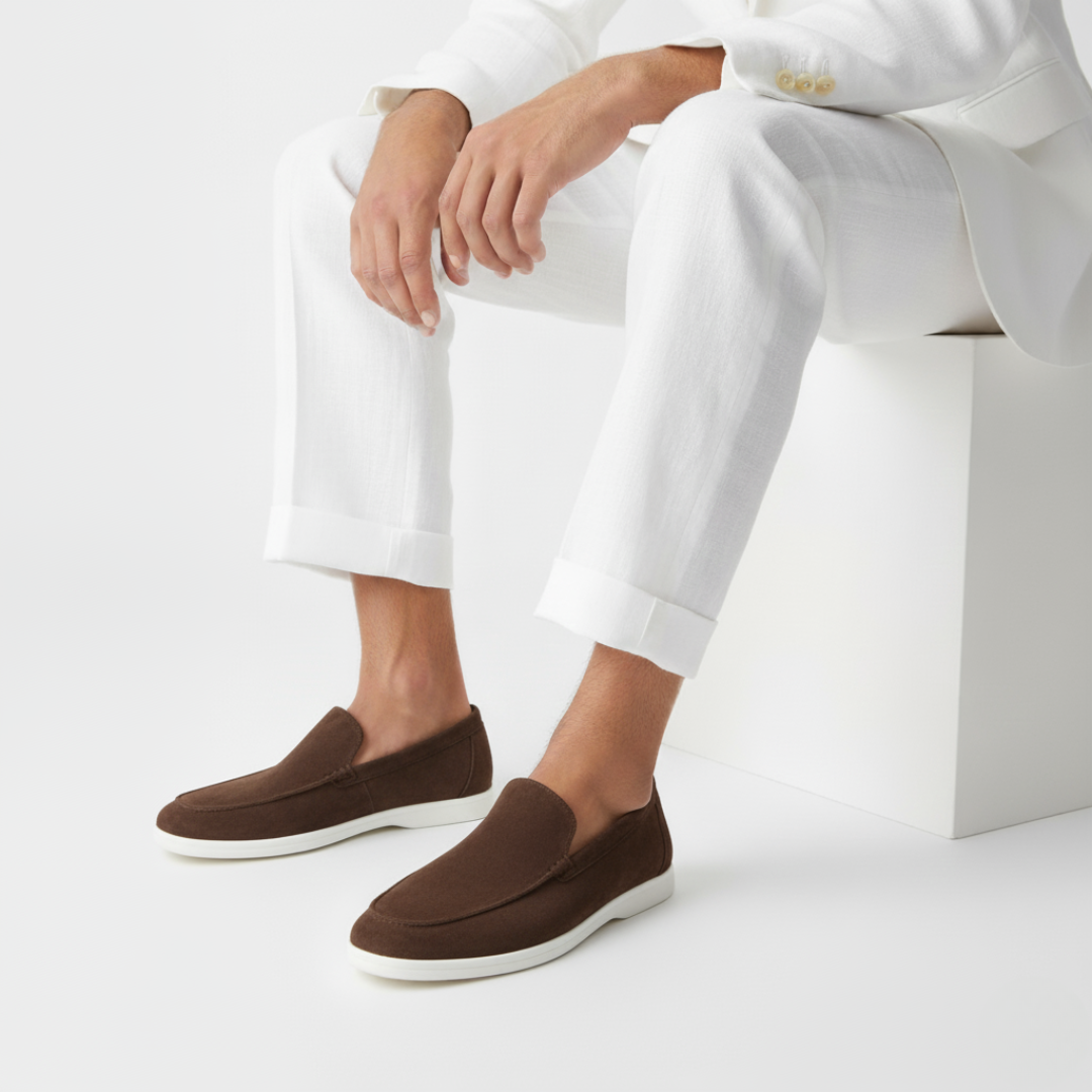 NOBA Suede Loafers