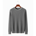 NOBA WOOL TWO TONE CREWNECK